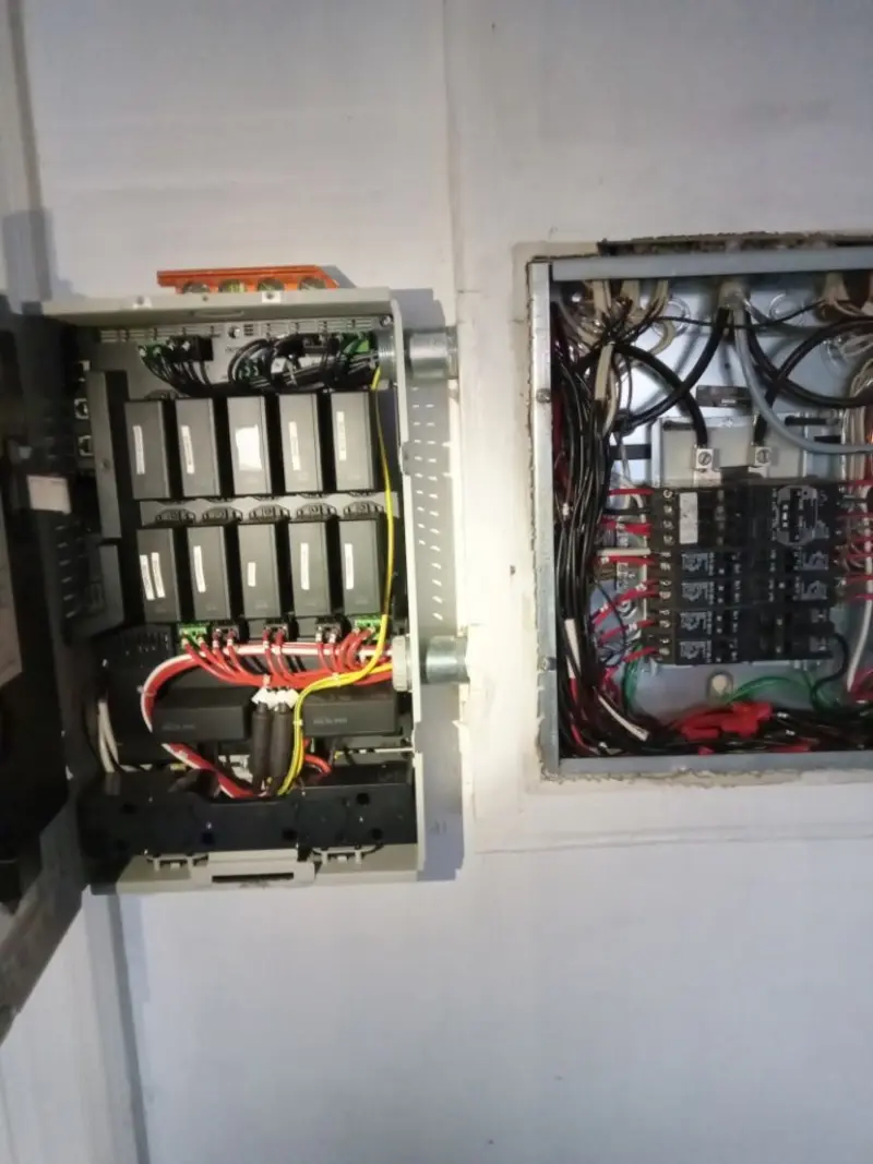 Electrical panel upgrade completed for Indoor Lighting Installation in Sykesville